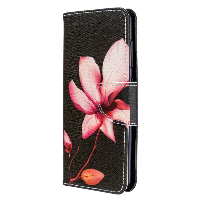 Housse Samsung Galaxy A41 Fleur Rose Housse Samsung Galaxy A41 Fleur Rose