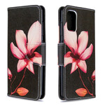 Housse Samsung Galaxy A41 Fleur Rose Housse Samsung Galaxy A41 Fleur Rose