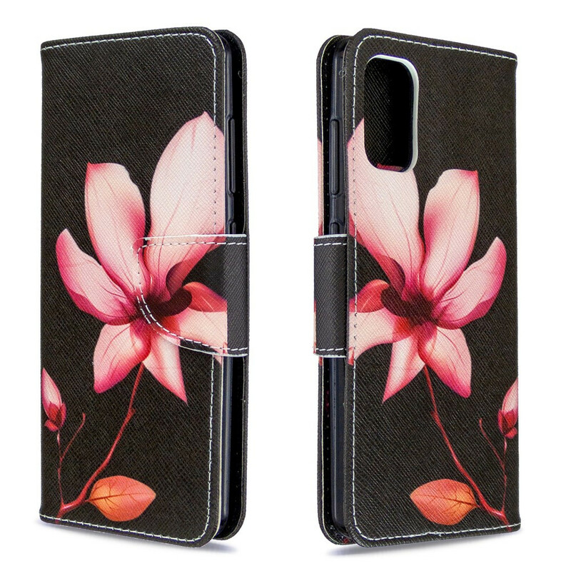 Housse Samsung Galaxy A41 Fleur Rose Housse Samsung Galaxy A41 Fleur Rose