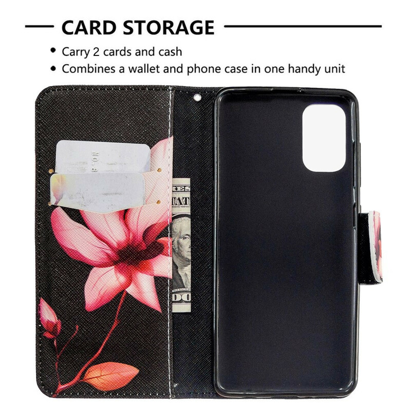 Housse Samsung Galaxy A41 Fleur Rose Housse Samsung Galaxy A41 Fleur Rose