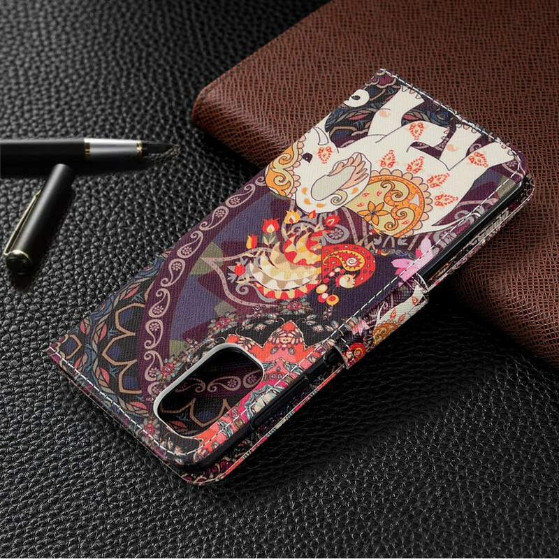 Housse Samsung Galaxy A41 Éléphant Indien Housse Samsung Galaxy A41 Éléphant Indien