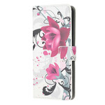 Housse Samsung Galaxy A41 Tropical Flowers Housse Samsung Galaxy A41 Tropical Flowers
