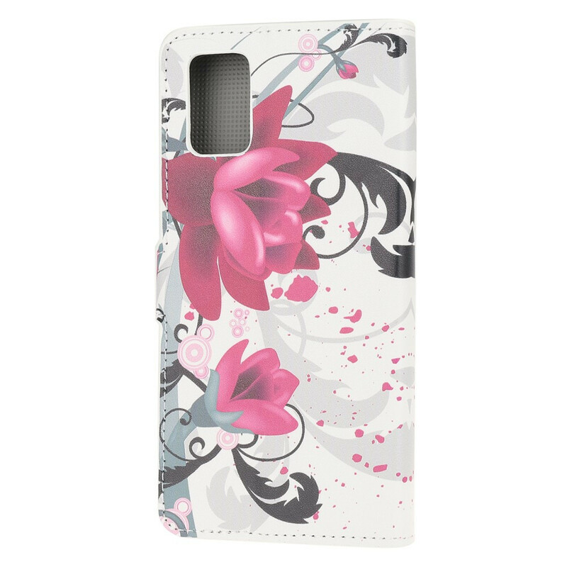 Housse Samsung Galaxy A41 Tropical Flowers