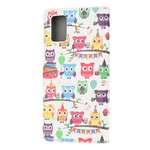 Housse Samsung Galaxy A41 Multiples Hiboux Housse Samsung Galaxy A41 Multiples Hiboux