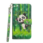 Housse Samsung Galaxy A41 Panda et Bambou