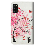 Housse Samsung Galaxy A41 Arbre Rose Housse Samsung Galaxy A41 Arbre Rose