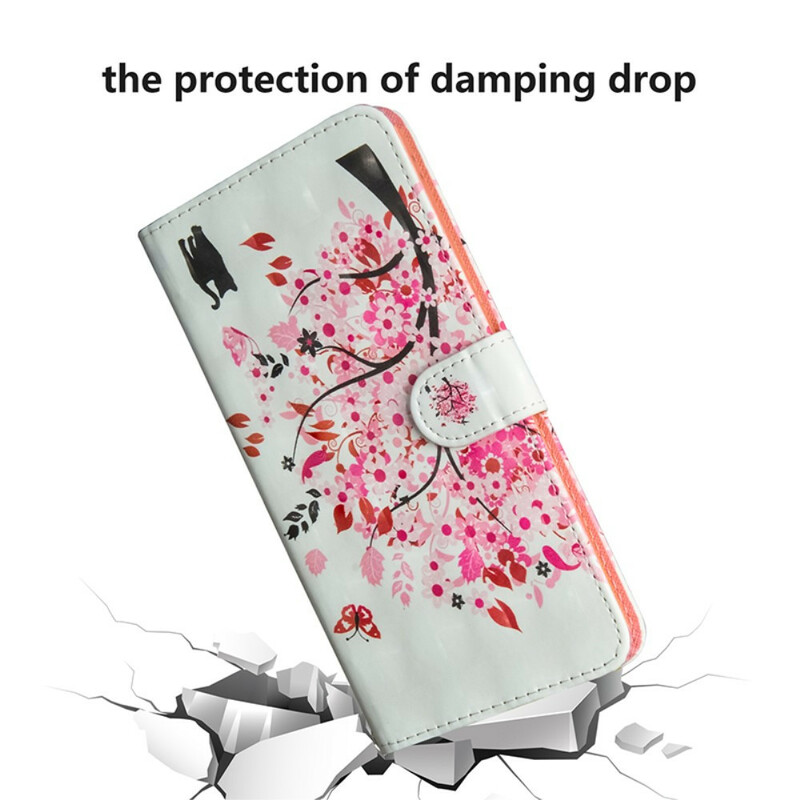 Housse Samsung Galaxy A41 Arbre Rose