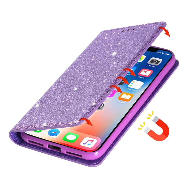 Flip Cover Samsung Galaxy A41 Style Paillettes Flip Cover Samsung Galaxy A41 Style Paillettes