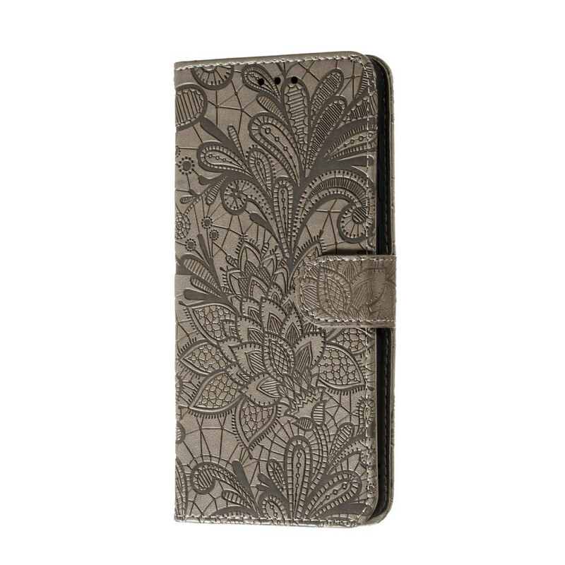 Housse Samsung Galaxy A41 Fleurs Tribales à Lanière Housse Samsung Galaxy A41 Fleurs Tribales à Lanière