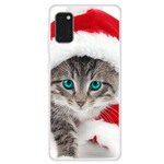 Coque Samsung Galaxy A41 Chat de Noël Coque Samsung Galaxy A41 Chat de Noël
