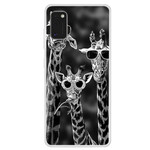 Coque samsung Galaxy A41 Girafes à Lunettes Coque samsung Galaxy A41 Girafes à Lunettes