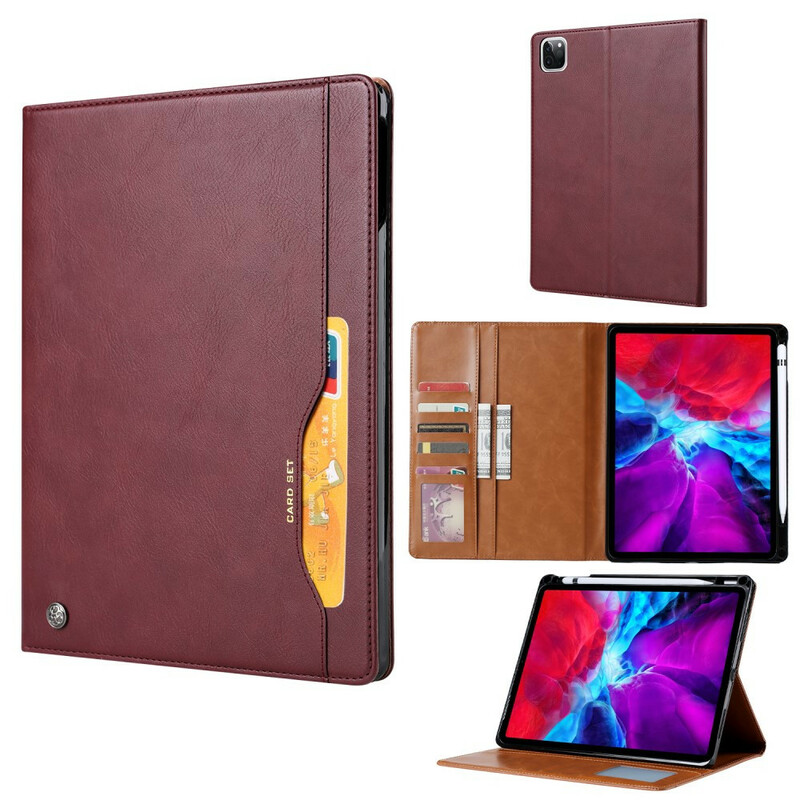 Étui iPad Pro 11" (2020) / Pro 11" (2018) Cuir Absorbé Porte-Crayon