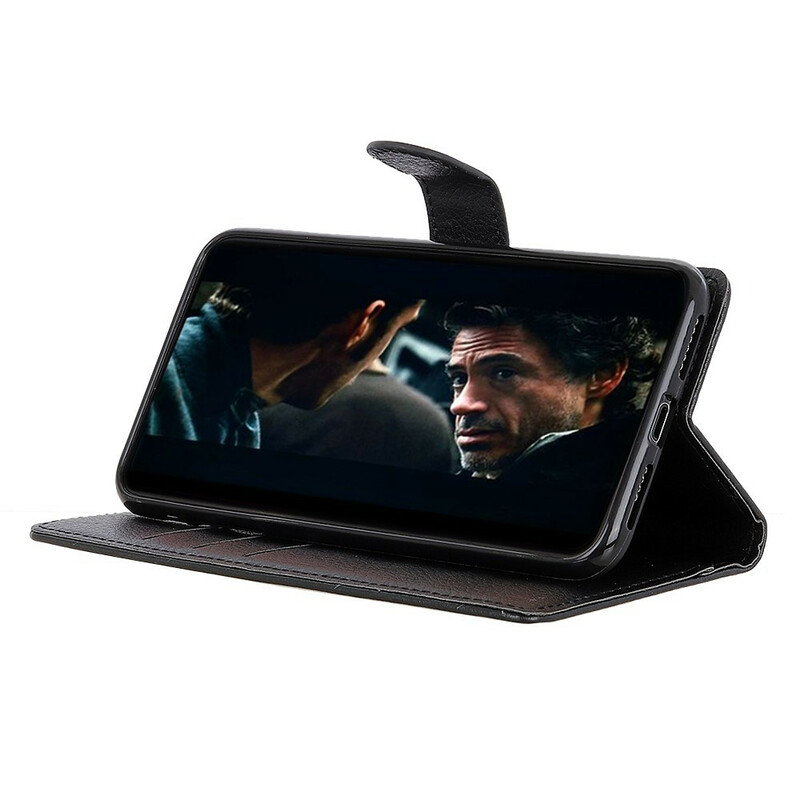 Housse Samsung Galaxy A41 Plus Simili Cuir Rétro Housse Samsung Galaxy A41 Plus Simili Cuir Rétro
