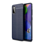Coque Samsung Galaxy A41 Effet Cuir Litchi Double Line Coque Samsung Galaxy A41 Effet Cuir Litchi Double Line