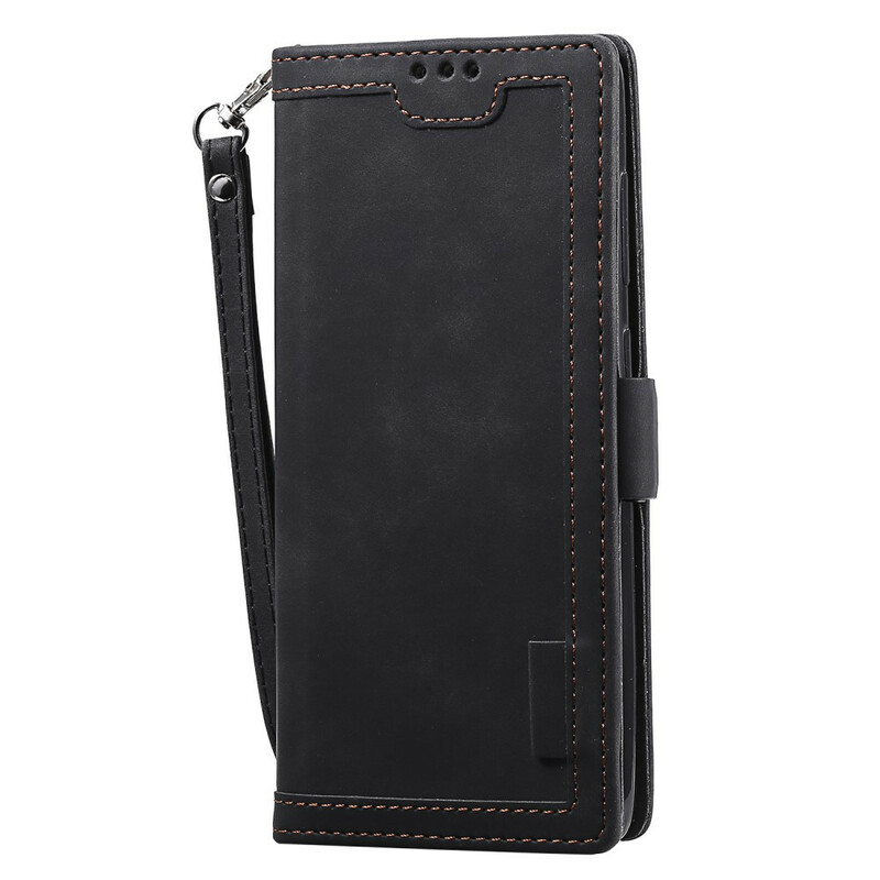 Housse Samsung Galaxy A41 Simili Cuir Bicolore Contours Renforcés Housse Samsung Galaxy A41 Simili Cuir Bicolore Contours Renforcés