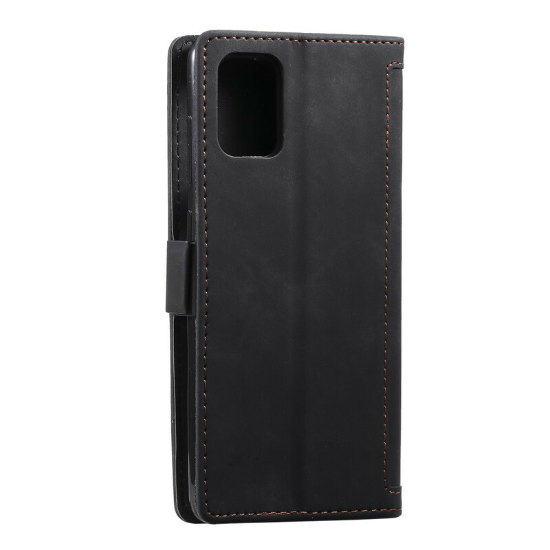 Housse Samsung Galaxy A41 Simili Cuir Bicolore Contours Renforcés Housse Samsung Galaxy A41 Simili Cuir Bicolore Contours Renforcés