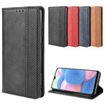 Flip Cover Samsung Galaxy A41 Effet Cuir Vintage Stylisé Flip Cover Samsung Galaxy A41 Effet Cuir Vintage Stylisé