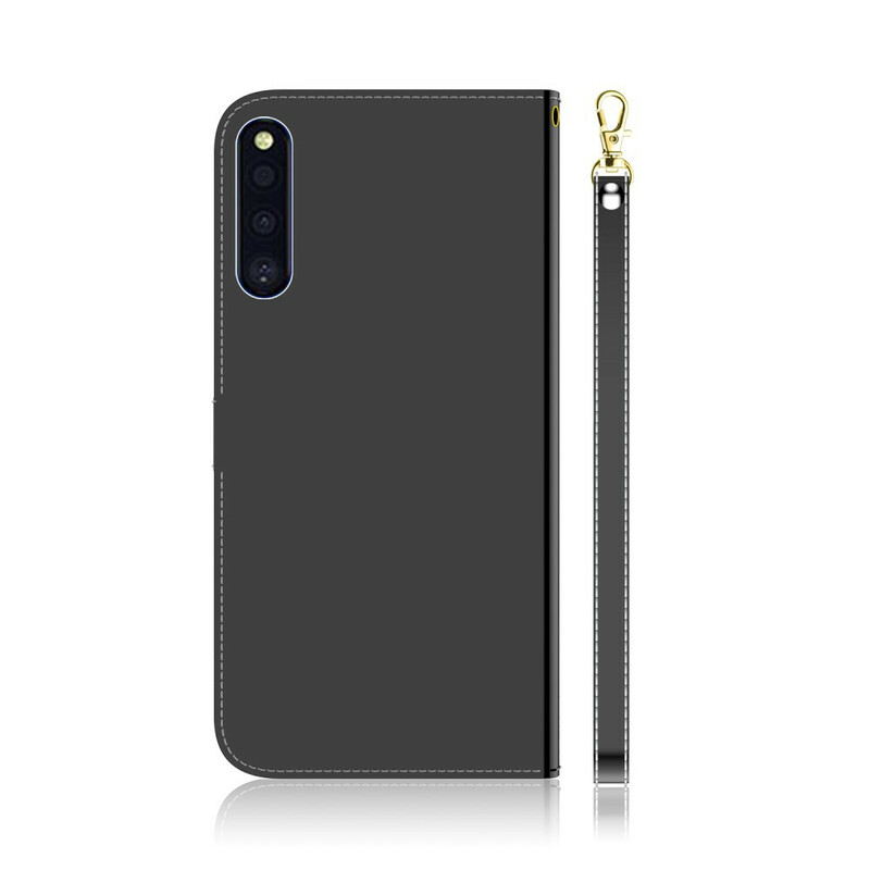 Housse Samsung Galaxy A41 Simili Cuir Couverture MIroir Housse Samsung Galaxy A41 Simili Cuir Couverture MIroir