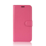 Housse Samsung Galaxy A41 Effet Cuir Litchi Classique Housse Samsung Galaxy A41 Effet Cuir Litchi Classique