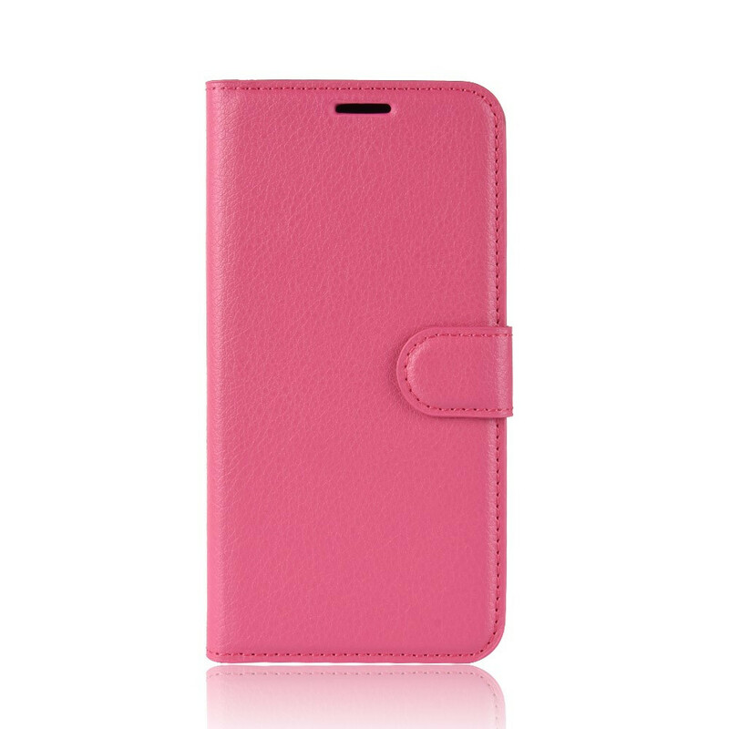 Housse Samsung Galaxy A41 Effet Cuir Litchi Classique Housse Samsung Galaxy A41 Effet Cuir Litchi Classique