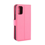 Housse Samsung Galaxy A41 Effet Cuir Litchi Classique Housse Samsung Galaxy A41 Effet Cuir Litchi Classique