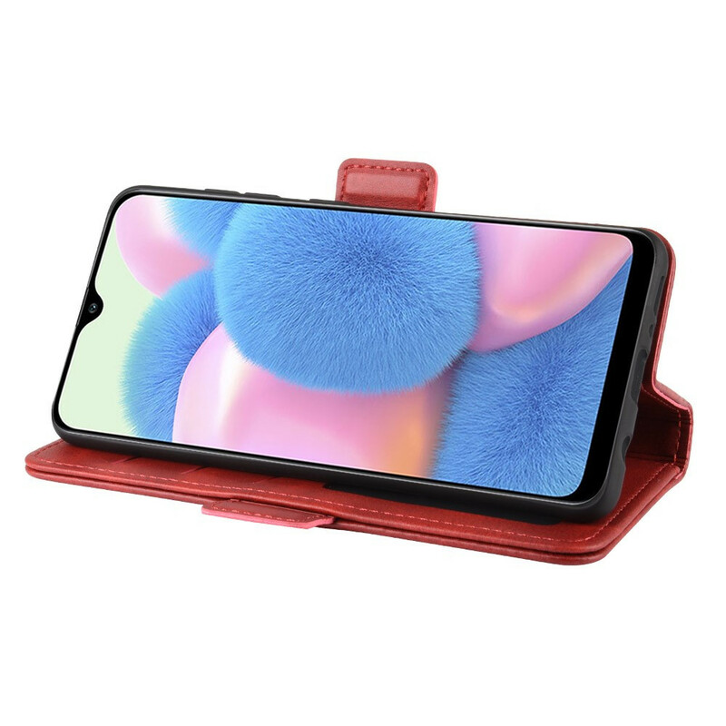 Housse Samsung Galaxy A41 Rabat Double Vintage Housse Samsung Galaxy A41 Rabat Double Vintage