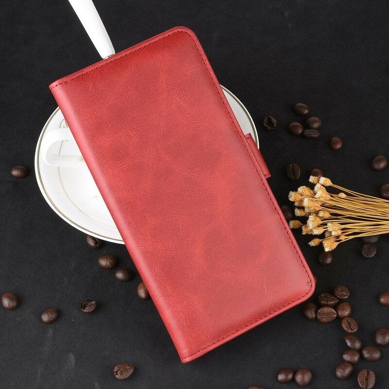 Housse Samsung Galaxy A41 Rabat Double Vintage Housse Samsung Galaxy A41 Rabat Double Vintage