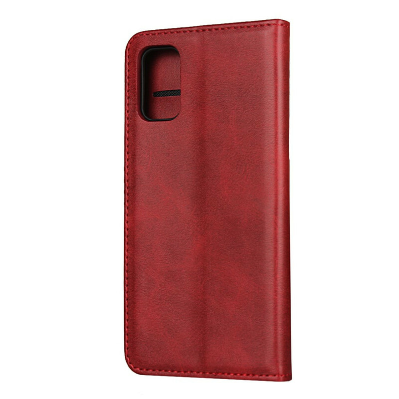 Flip Cover Samsung Galaxy A41 Style Cuir Sobriété Flip Cover Samsung Galaxy A41 Style Cuir Sobriété