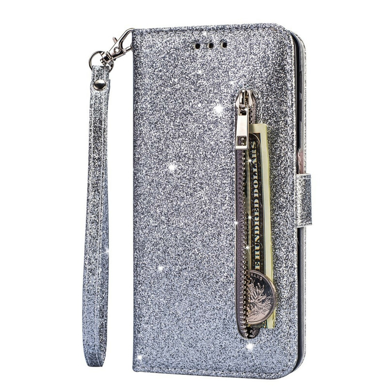 Housse Samsung Galaxy A41 Porte-Monnaie Paillettes Housse Samsung Galaxy A41 Porte-Monnaie Paillettes