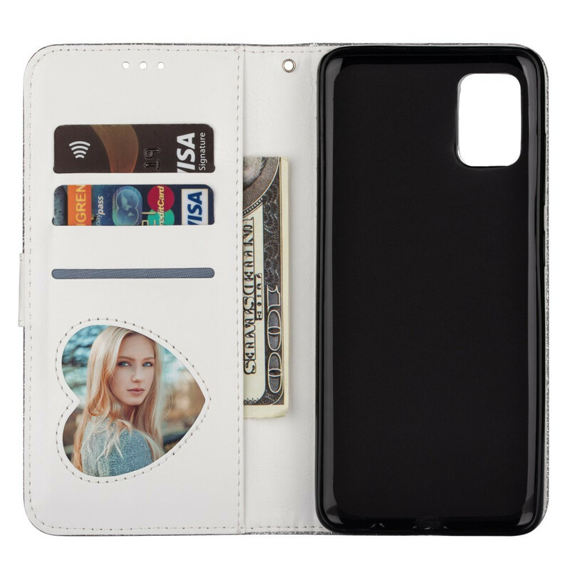 Housse Samsung Galaxy A41 Porte-Monnaie Paillettes Housse Samsung Galaxy A41 Porte-Monnaie Paillettes
