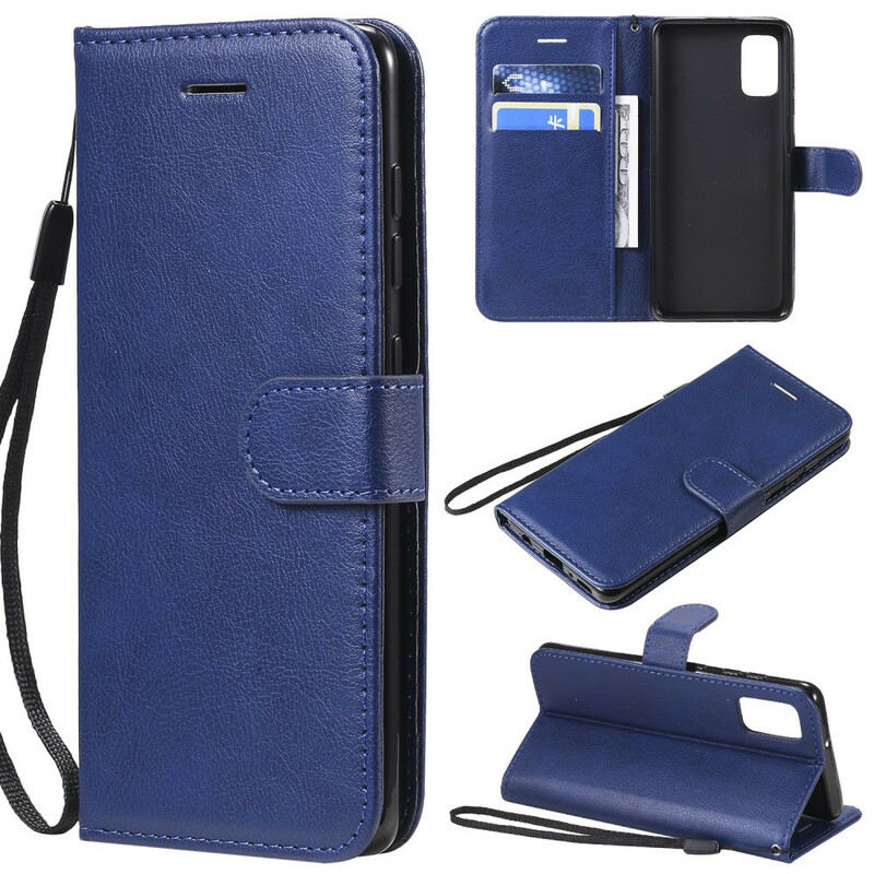 Housse Samsung Galaxy A41 Effet Cuir à Lanière Housse Samsung Galaxy A41 Effet Cuir à Lanière