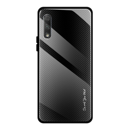 Coque Huawei P Smart Pro / Honor 9X Pro Verre Trempé Carbone