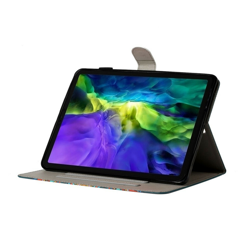 Housse iPad Pro 11" (2020) / Pro 11" (2018) Éléphant Multicolore