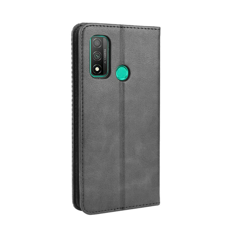 Flip Cover Huawei P Smart 2020 Effet Cuir Vintage Stylisé Flip Cover Huawei P Smart 2020 Effet Cuir Vintage Stylisé