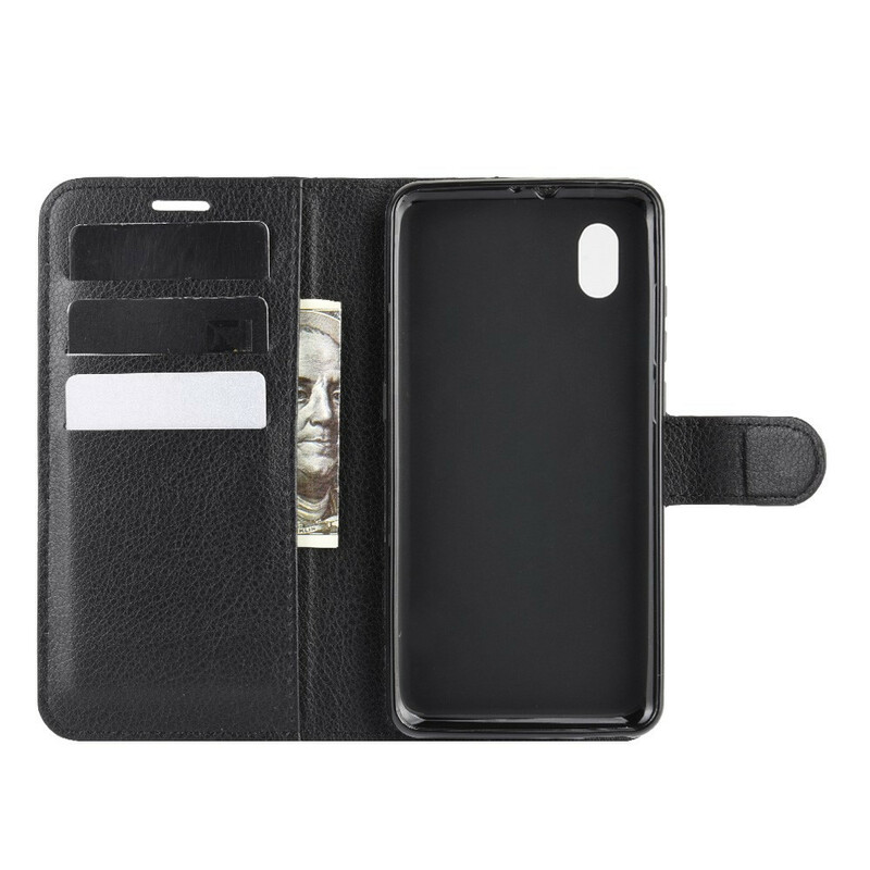 Housse Alcatel 1B Effet Cuir Litchi Classique Housse Alcatel 1B Effet Cuir Litchi Classique