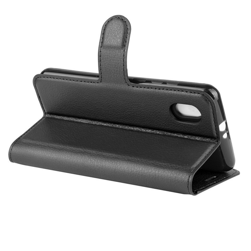 Housse Alcatel 1B Effet Cuir Litchi Classique Housse Alcatel 1B Effet Cuir Litchi Classique