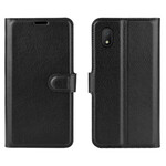 Housse Alcatel 1B Effet Cuir Litchi Classique Housse Alcatel 1B Effet Cuir Litchi Classique