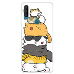 Coque Alcatel 1S Tas De Chats Cartoon