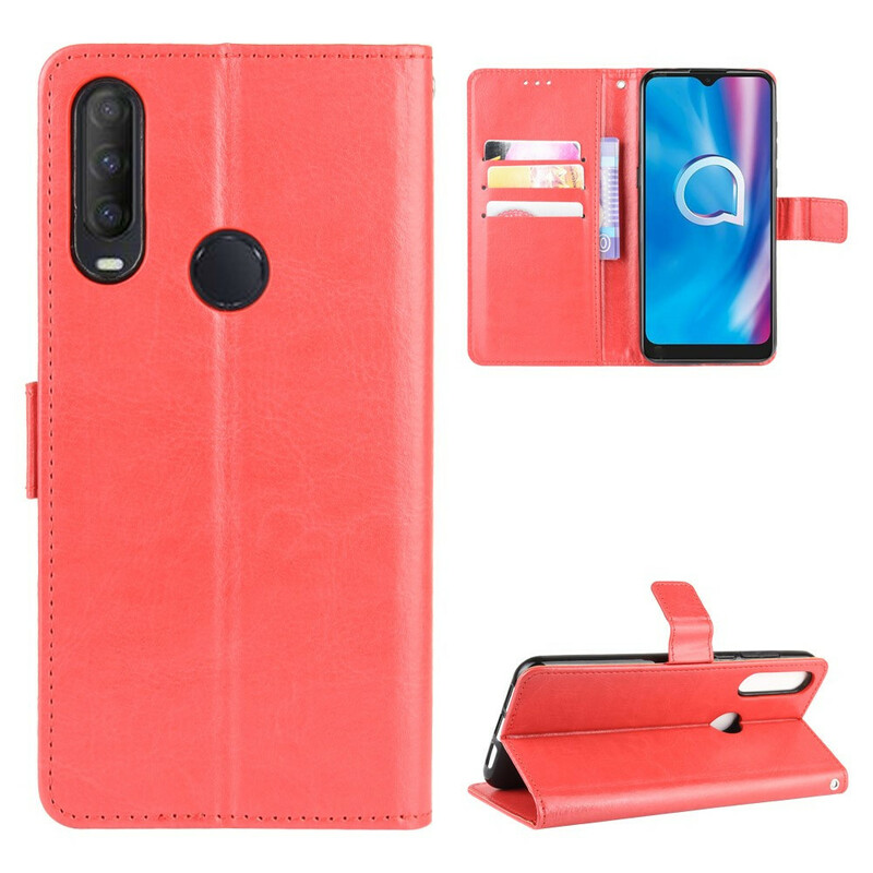 Housse Alcatel 1S Simili Cuir Flashy