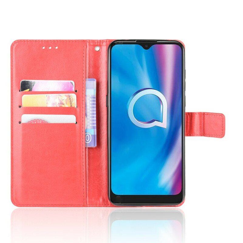 Housse Alcatel 1S Simili Cuir Flashy