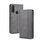 Flip Cover Alcatel 1S / 3L Effet Cuir Vintage Stylisé Flip Cover Alcatel 1S / 3L Effet Cuir Vintage Stylisé