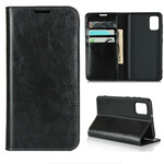 Flip Cover Samsung Galaxy A41 Cuir Véritable Flip Cover Samsung Galaxy A41 Cuir Véritable