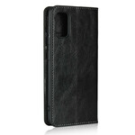 Flip Cover Samsung Galaxy A41 Cuir Véritable