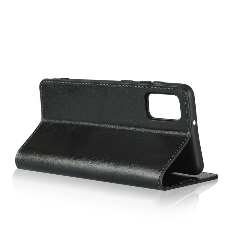Flip Cover Samsung Galaxy A41 Cuir Véritable Flip Cover Samsung Galaxy A41 Cuir Véritable