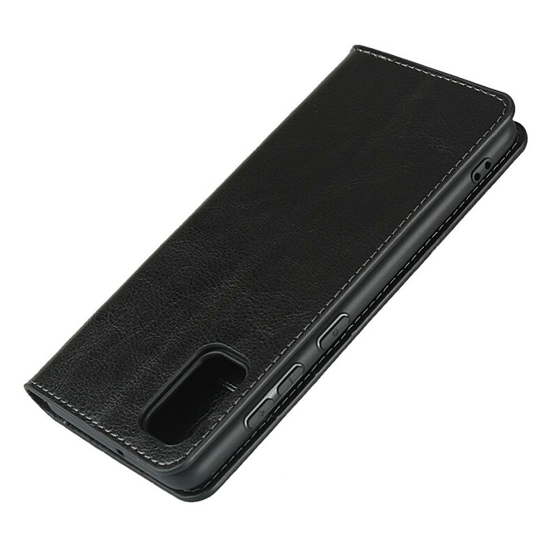 Flip Cover Samsung Galaxy A41 Cuir Véritable Flip Cover Samsung Galaxy A41 Cuir Véritable