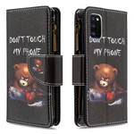 Housse Samsung Galaxy A41 Poche Zippée Ours Housse Samsung Galaxy A41 Poche Zippée Ours
