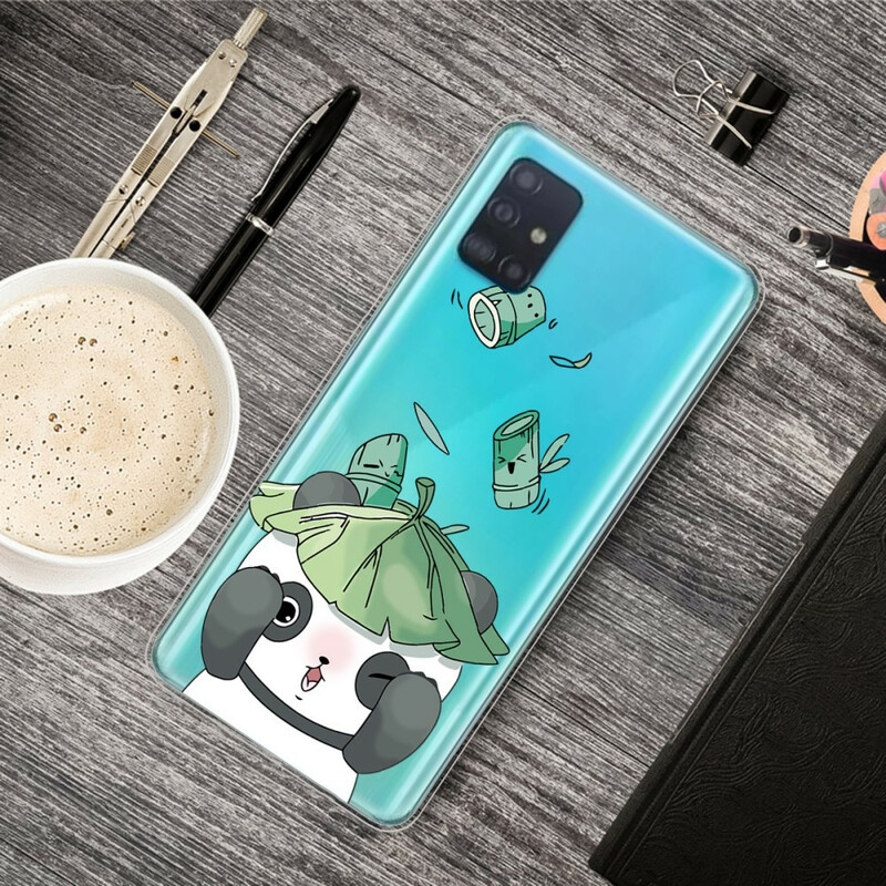 Coque Samsung Galaxy A51 Panda Jongleur
