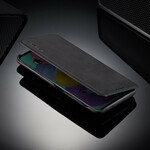 Flip Cover Samsung Galaxy A51 LC.IMEEKE Effet Cuir