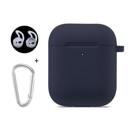 Coque AirPods avec Protège Écouteurs et Mousqueton HAT PRINCE