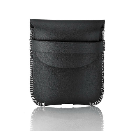 Housse AirPods Simili Cuir Coutures